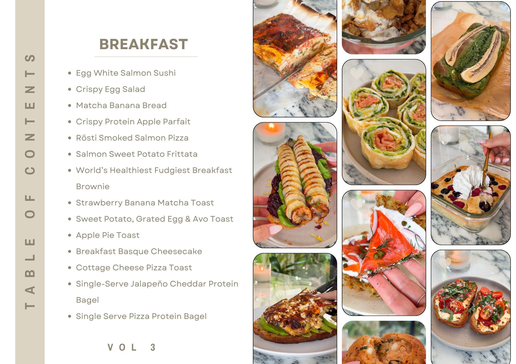 "What I Eat" Vol 3 Cookbook "The HIGH PROTEIN Book"