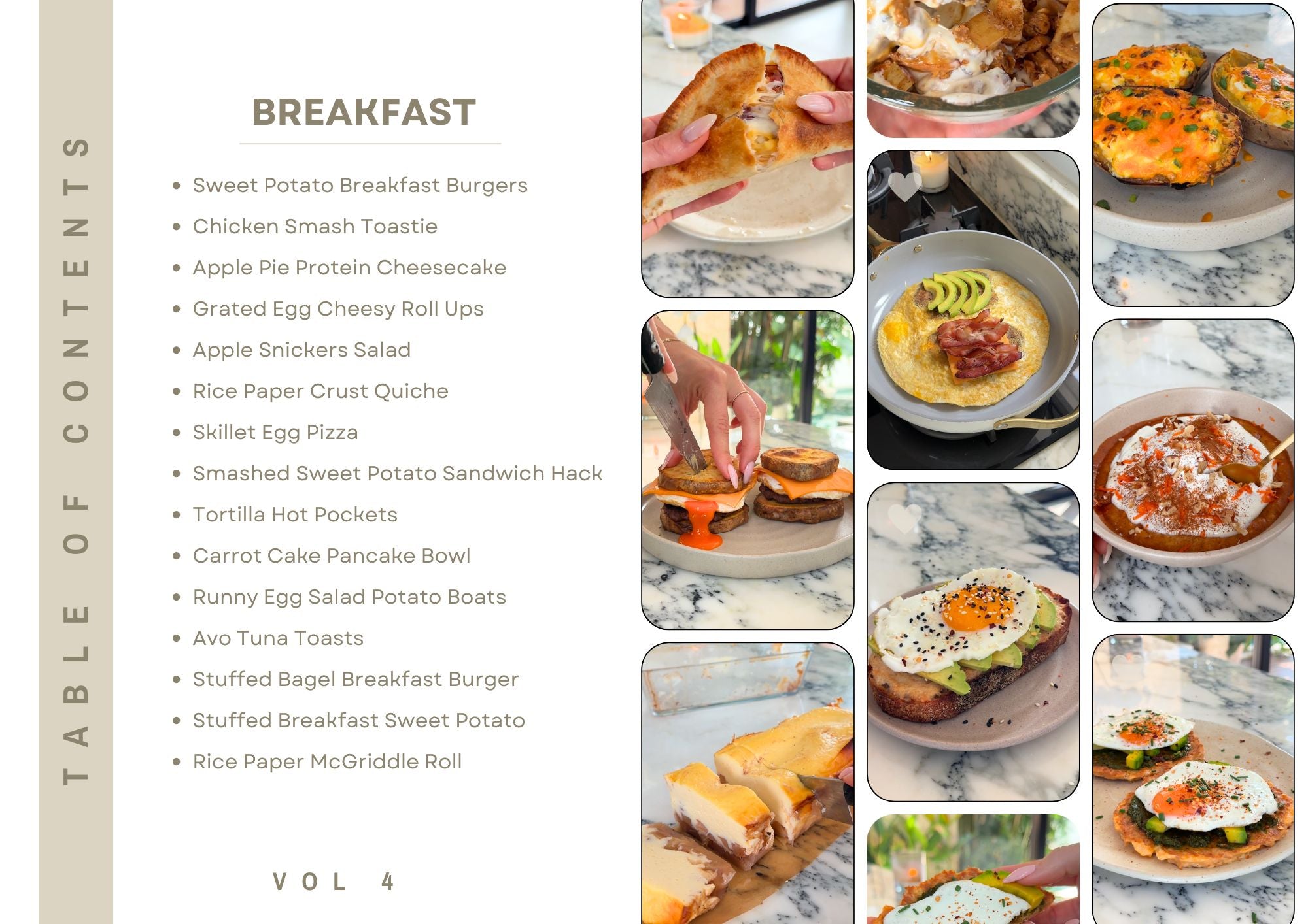 NEW  The "What I Eat' VOL 4 (EASY & HIGH-PROTEIN) Cookbook